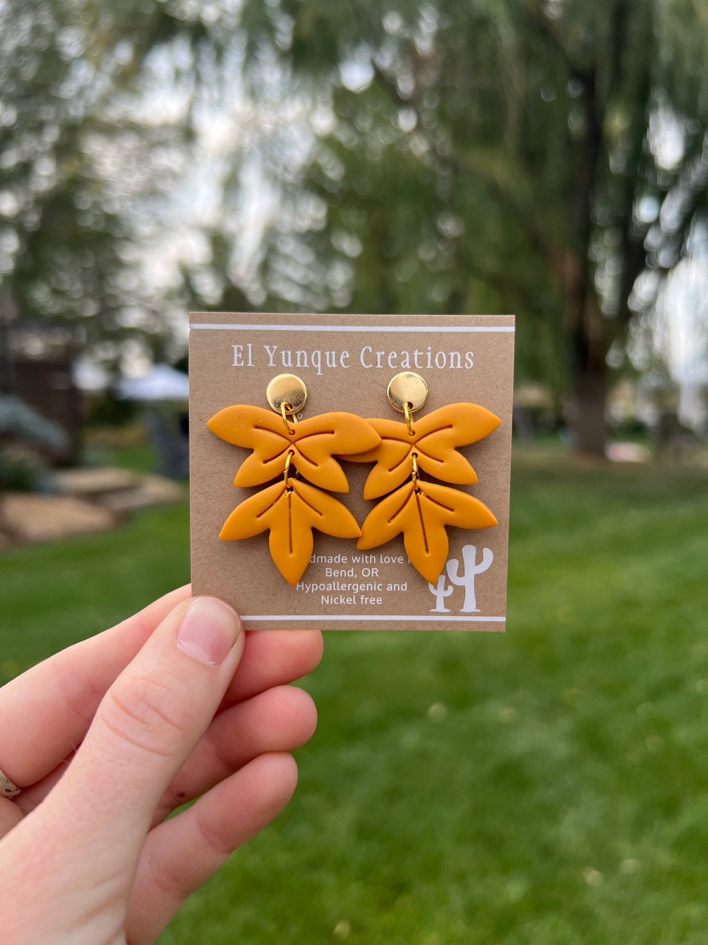 Orange fall leaves