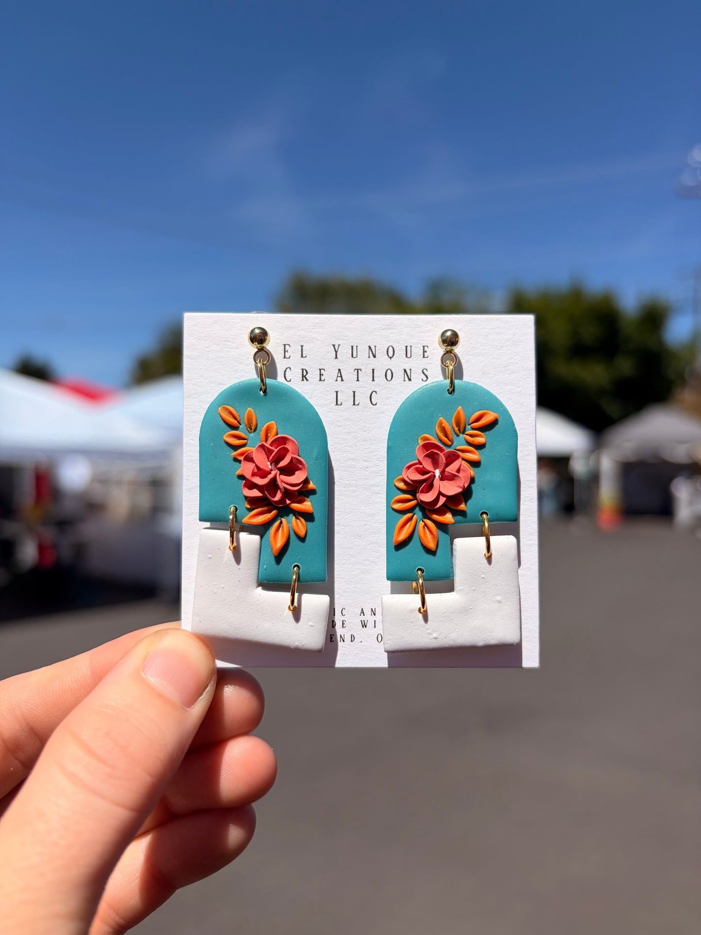 Turquoise florals 2 peace arch