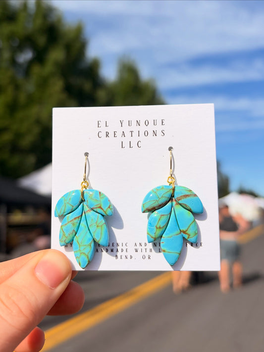 Turquoise leaf style